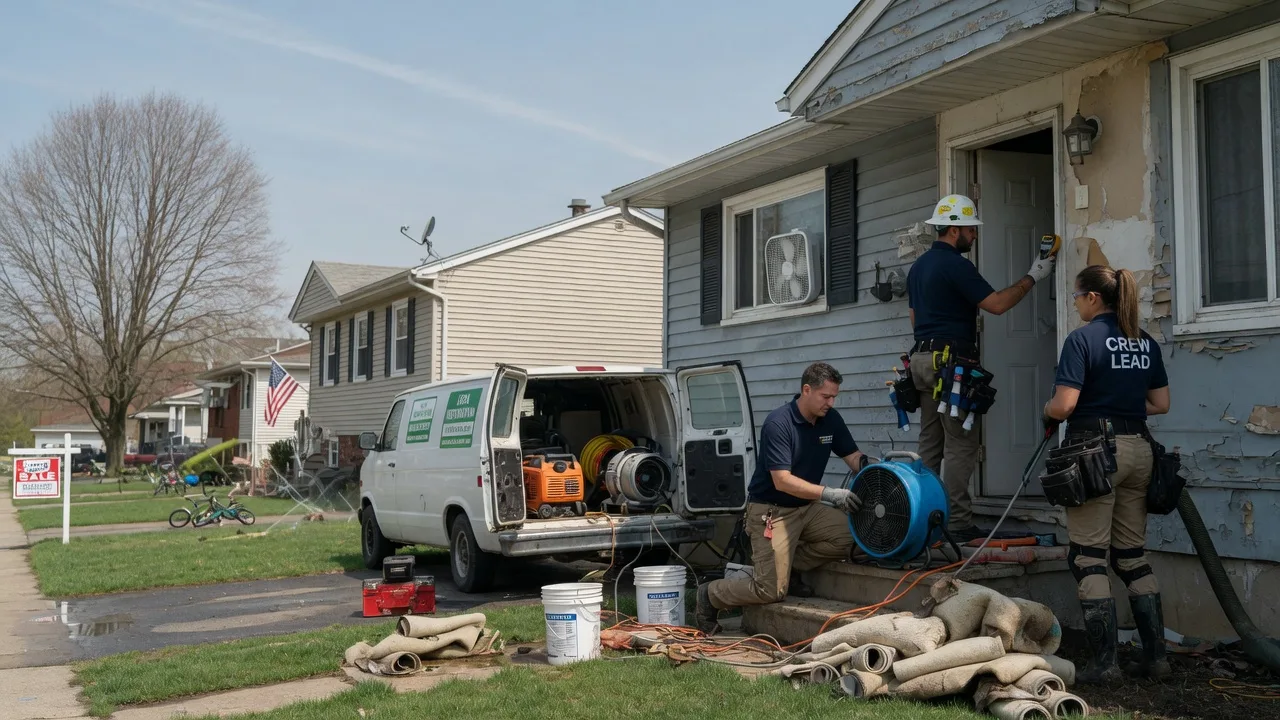 Flood Cleanup in Lewisville, TX near me